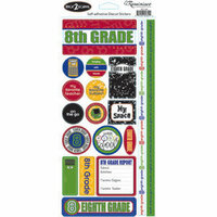Reminisce - Back to School Collection - Sticker - Eight Grade