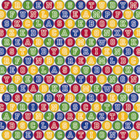 Reminisce - Back to School Collection - Patterned Paper - Varsity Dots, CLEARANCE
