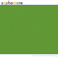 Reminisce - Back to School Collection - Patterned Paper - Sophomore