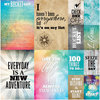 Reminisce - Bucket List Collection - 12 x 12 Cardstock Stickers - Poster