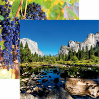 Reminisce - California Collection - 12 x 12 Double Sided Paper - Yosemite