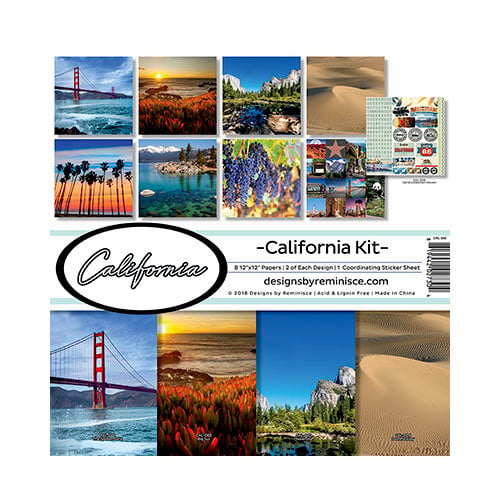 Reminisce - California Collection - 12 x 12 Collection Kit