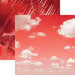 Reminisce - Coral Crush Collection - 12 x 12 Double Sided Paper - Coral Clouds