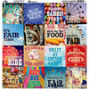 Reminisce - County Fair Collection - 12 x 12 Cardstock Stickers - Square