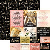 Reminisce - Cheers Collection - 12 x 12 Double Sided Paper - Bubbly Celebration