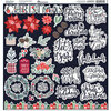 Reminisce - 12 x 12 Cardstock Stickers - Christmas Spruce