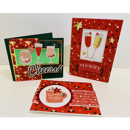 Vintage Christmas 12x12 Stickers Set by Reminisce