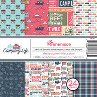 Reminisce - Camping Life Collection - 6 x 6 Paper Pack