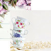 Reminisce - Coffee and Tea Collection - 12 x 12 Double Sided Paper - Tea Time