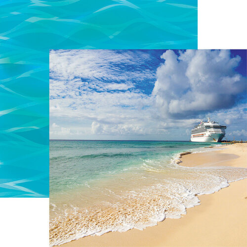 Reminisce - Cruise Life Collection - 12 x 12 Double Sided Paper - Ocean Cruise