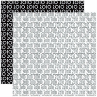 Reminisce - Graduation Celebration Collection - 12 x 12 Double Sided Shimmer Paper - 2010