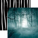 Reminisce - Dark Night Collection - 12 x 12 Double Sided Paper - Foggy Night