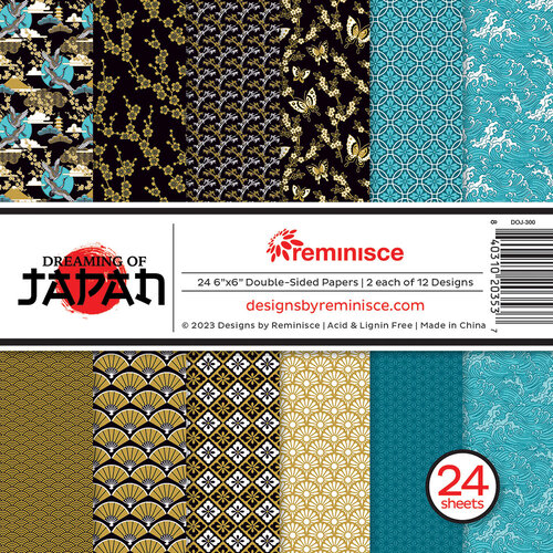Reminisce - Dreaming Of Japan Collection - 6 x 6 Paper Pack