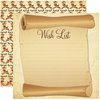 Reminisce - Dear Santa Collection - Christmas - 12 x 12 Double Sided Paper - Wish List