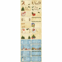 Reminisce - Dear Santa Collection - Christmas - Cardstock Stickers - Tickets and Tags