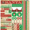 Reminisce - Dear Santa Collection - Christmas - 12 x 12 Cardstock Stickers - Multi