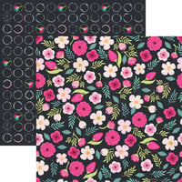 Reminisce - Easter Bloom Collection - 12 x 12 Double Sided Paper - Easter Flowers