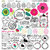 Reminisce - Easter Bloom Collection - 12 x 12 Cardstock Stickers