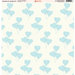 Ella and Viv Paper Company - Bundle of Joy Blue Collection - 12 x 12 Paper - Six