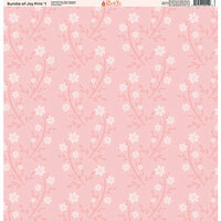 Ella and Viv Paper Company - Bundle of Joy Pink Collection - 12 x 12 Paper - One