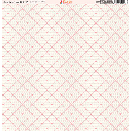 Ella and Viv Paper Company - Bundle of Joy Pink Collection - 12 x 12 Paper - Ten