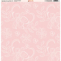 Ella and Viv Paper Company - Bundle of Joy Pink Collection - 12 x 12 Paper - Eleven