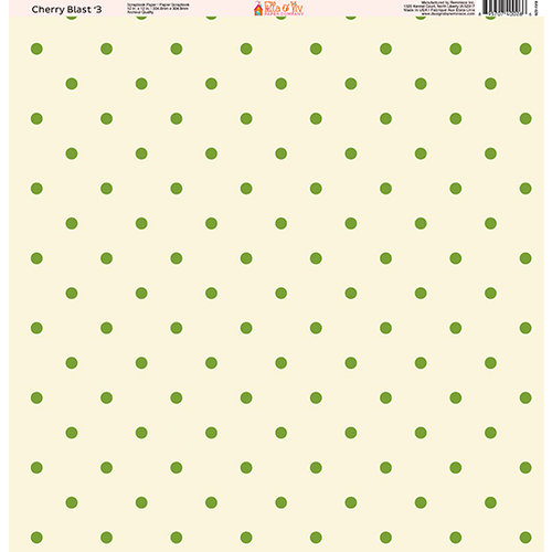 Ella and Viv Paper Company - Cherry Blast Collection - 12 x 12 Paper - Three