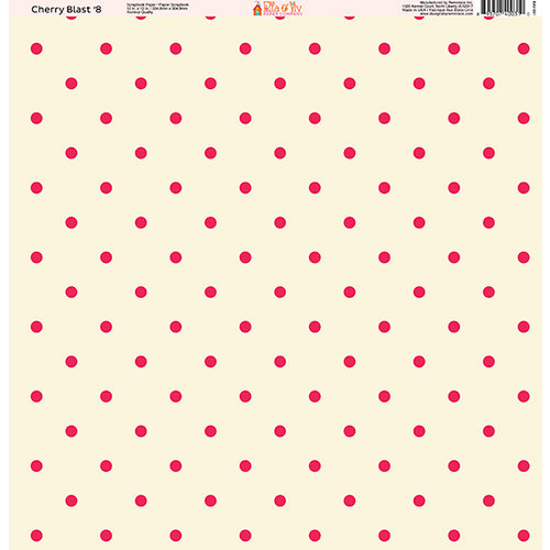 Ella and Viv Paper Company - Cherry Blast Collection - 12 x 12 Paper - Eight