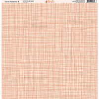 Ella and Viv Paper Company - Coral Patterns Collection - 12 x 12 Paper - Six