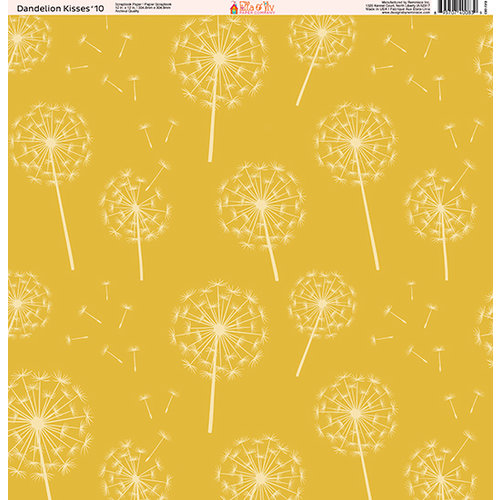 Ella and Viv Paper Company - Dandelion Kisses Collection - 12 x 12 Paper - Ten