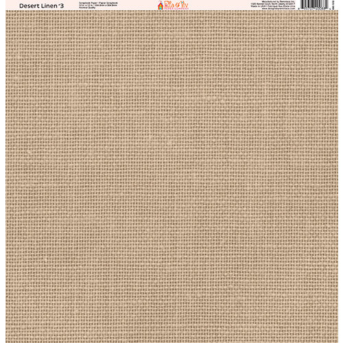 Ella and Viv Paper Company - Desert Linen Collection - 12 x 12 Paper - Three