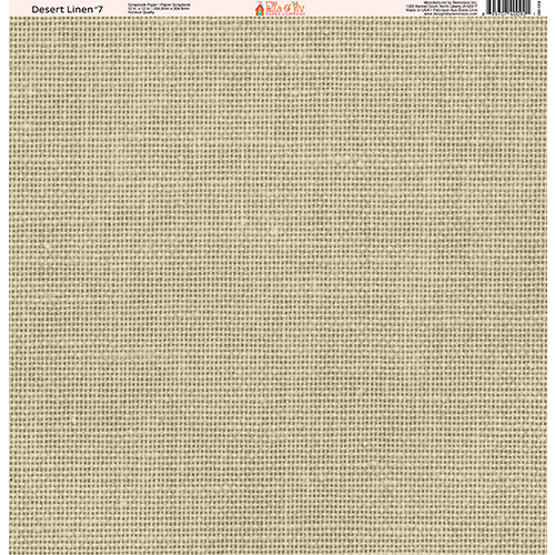 Ella and Viv Paper Company - Desert Linen Collection - 12 x 12 Paper - Seven
