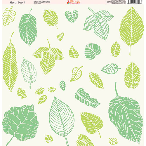 Ella and Viv Paper Company - Earth Day Collection - 12 x 12 Paper - One