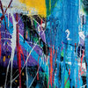 Ella and Viv Paper Company - Graffiti Collection - 12 x 12 Paper - Paint Drip