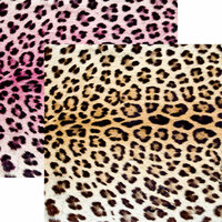 Ella and Viv Paper Company - Animal Kingdom Collection - 12 x 12 Double Sided Paper - Leopard