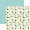 Ella and Viv Paper Company - Bohemian Collection - 12 x 12 Double Sided Paper - Boho Triangles