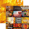 Ella and Viv Paper Company - Hello Fall Collection - 12 x 12 Double Sided Paper - Thanksgiving