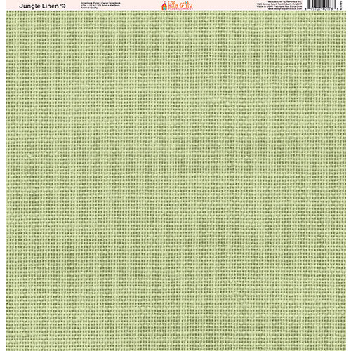 Ella and Viv Paper Company - Jungle Linen Collection - 12 x 12 Paper - Nine