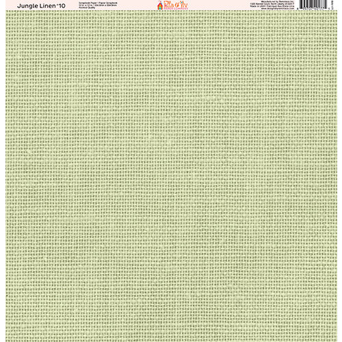 Ella and Viv Paper Company - Jungle Linen Collection - 12 x 12 Paper - Ten