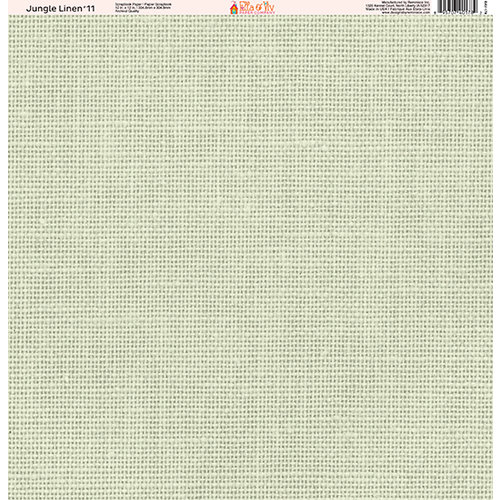 Ella and Viv Paper Company - Jungle Linen Collection - 12 x 12 Paper - Eleven