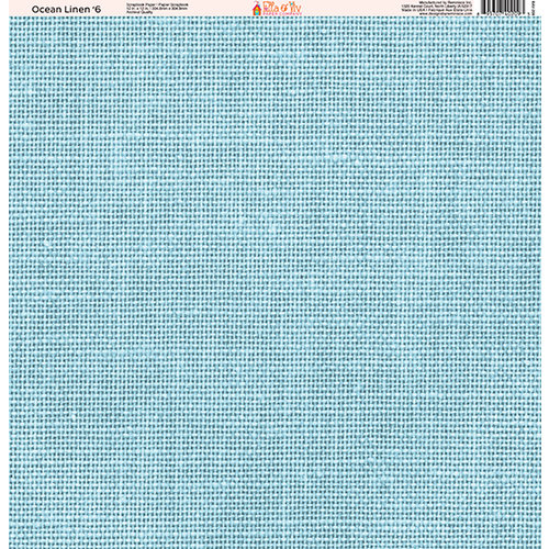 Ella and Viv Paper Company - Ocean Linen Collection - 12 x 12 Paper - Six