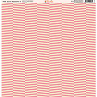 Ella and Viv Paper Company - Pink Blush Patterns Collection - 12 x 12 Paper - One