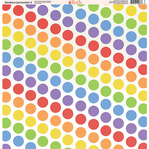 Ella and Viv Paper Company - Rainbow Connection Collection - 12 x 12 Paper - Two