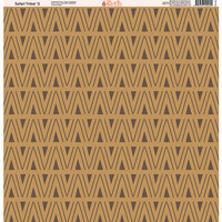 Ella and Viv Paper Company - Safari Tribal Collection - 12 x 12 Paper - Two