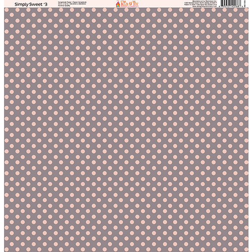 Ella and Viv Paper Company - Simply Sweet Collection - 12 x 12 Paper - Three
