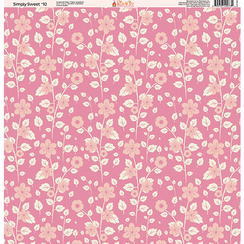 Ella and Viv Paper Company - Simply Sweet Collection - 12 x 12 Paper - Ten