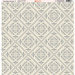 Ella and Viv Paper Company - Slate Blue Damask Collection - 12 x 12 Paper - Eleven