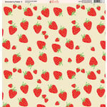 Ella and Viv Paper Company - Strawberry Fields Collection - 12 x 12 Paper - Two