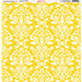 Ella and Viv Paper Company - Sunshine Damask Collection - 12 x 12 Paper - Four