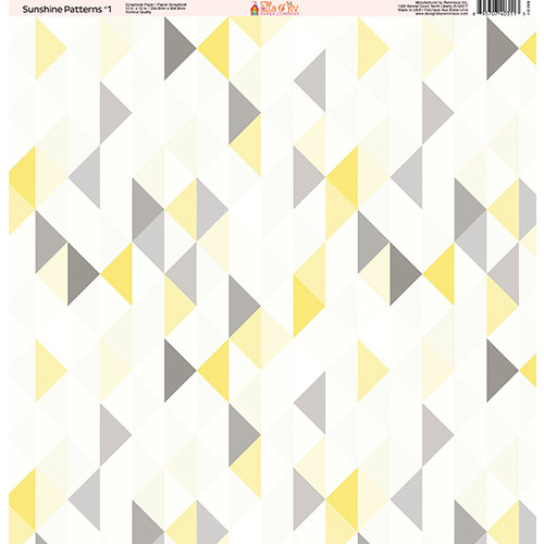 Ella and Viv Paper Company - Sunshine Patterns Collection - 12 x 12 Paper - One